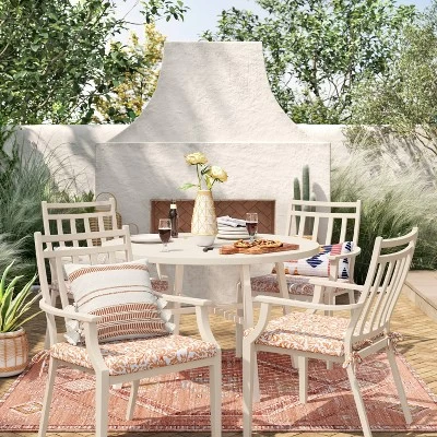 5' X 7' Sunset Moroccan Woven Tapestry Outdoor Rug Coral - Opalhouse™ 3 5' X 7' Sunset Moroccan Woven Tapestry Outdoor Rug Coral - Opalhouse™