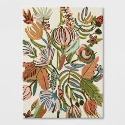 Floral Wool Tufted Area Rug Pink/White - Opalhouse™ -Opalhouse GUEST 31188344 1764 41c8 b8db cf880ff73088