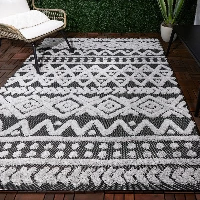 Outdoor Rug Global Charcoal - Opalhouse™ 3 Outdoor Rug Global Charcoal - Opalhouse™