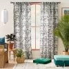 1pc 50"x84" Light Filtering Limu-Limu Leaf Jacquard Curtain Panel Gray - Opalhouse™ Designed With Jungalow™ 2 1pc 50"x84" Light Filtering Limu-Limu Leaf Jacquard Curtain Panel Gray - Opalhouse™ Designed With Jungalow™ -Opalhouse GUEST 421dc9b8 44ac 4840 a1f4 2563587244d5