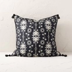 Palm Frond Printed Quilt Sham Black/Off-White - Opalhouse™ Designed With Jungalow™ -Opalhouse GUEST 46e442d4 e0c7 460d b081 1a8cda65a698