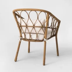 Britanna 3pc Patio Bistro Set Natural/Linen - Opalhouse™ -Opalhouse GUEST 4b314db9 c026 4801 9c74 43b9fedb7fa1