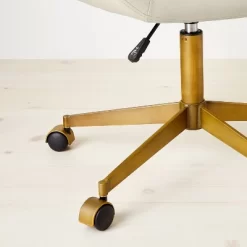 Mahonia Faux Leather Office Chair Cream/Aged Brass - Opalhouse™ Designed With Jungalow™ 11 Mahonia Faux Leather Office Chair Cream/Aged Brass - Opalhouse™ Designed With Jungalow™ -Opalhouse GUEST 54b73936 5a21 4274 b154 b09db58cca94