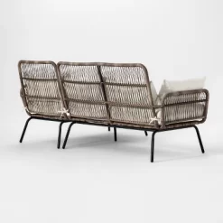 Latigo Patio Sectional Gray/Brown/Linen - Opalhouse™ -Opalhouse GUEST 5eae43d8 5c64 4cc3 9138 f7a903fdf2b9