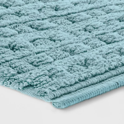 Woven Textured Aqua Bath Rug Aqua - Opalhouse™ 3 Woven Textured Aqua Bath Rug Aqua - Opalhouse™