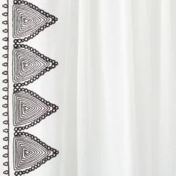 1pc Light Filtering Diamond Border Window Curtain Panel White - Opalhouse™ Designed With Jungalow™ 8 1pc Light Filtering Diamond Border Window Curtain Panel White - Opalhouse™ Designed With Jungalow™ -Opalhouse GUEST 6a1227ec a22c 4a58 b5cd ea3e9bda3f45