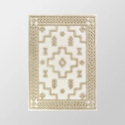 Outdoor Rug Tufted Geo Cream - Opalhouse™ 8 Outdoor Rug Tufted Geo Cream - Opalhouse™ - Image 6