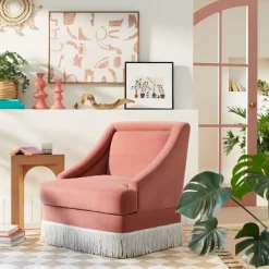 16" X 16" Collaged Flowers Framed Canvas Beige - Opalhouse™ Designed With Jungalow™