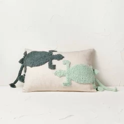 Two Lizard Punch Needle Lumbar Throw Pillow - Opalhouse™ Designed With Jungalow™ 11 Two Lizard Punch Needle Lumbar Throw Pillow - Opalhouse™ Designed With Jungalow™ -Opalhouse GUEST b928f6a8 8ca3 4efd 8799 466299a95a4e