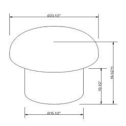 Maddalena Mushroom Stool - Opalhouse™ Designed With Jungalow™ -Opalhouse GUEST c2878331 038a 4ac5 ad14 266eb978ce44