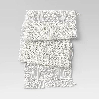 Cotton Macrame Runner White - Opalhouse™ 5 Cotton Macrame Runner White - Opalhouse™ - Image 3