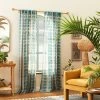 1pc Sheer Vines Burnout Window Curtain Panel Green - Opalhouse™ Designed With Jungalow™ 2 1pc Sheer Vines Burnout Window Curtain Panel Green - Opalhouse™ Designed With Jungalow™ -Opalhouse GUEST e4443a31 f1d1 4db6 b0f4 90da97196c12 1