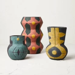 Medium Geo Pattern Vase Yellow - Opalhouse™ Designed With Jungalow™ -Opalhouse GUEST ffdfb76e 4af7 4a2f bf54 eb82c22ddd07 1